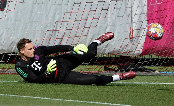 29 04 2024, FC Bayern final training, Saebenerstrasse Muenchen, Football, Sport, in the picture Manuel Neuer FC Bayern Muenchen