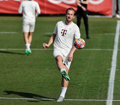 29 04 2024, FC Bayern final training, Saebenerstrasse Muenchen, Football, Sport, in the picture Harry Kane FC Bayern Muenchen