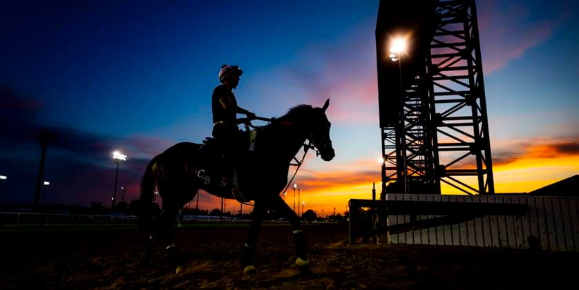 Bilder des Jahres 2024, Sport 04 April Sport Themen der Woche KW18 Sport Bilder des Tages April 29, 2024, Louisville, Ky, USA: Scenes from the backside and trackside as things ramp up for the 150th Kentucky Derby Week at Churchill Downs in Louisville, Kentucky on April 29, 2024. Scott Serio Eclipse Sportswire CSM Louisville USA - ZUMAcs17 20240429_faf_cs17_003 Copyright: xSgsx