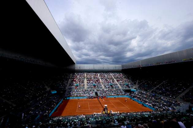 Mutua Madrid Open - Day Eight A general view of the Caja Magica during day eight of the Mutua Madrid Open 2024 at Caja Magica on April 29, 2024, in Madrid, Spain. Madrid Caja Magica Madrid Spain RL_MMO24_00872 Copyright: xRicardoxLarreinax