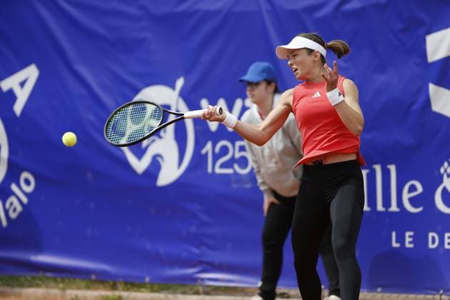 2024 - Open de Tennis de Saint Malo Katie Volynets (USA) TENNIS : 2024 - Open de Tennis de Saint Malo - 29 04 2024 JulienKammerer Panoramic 