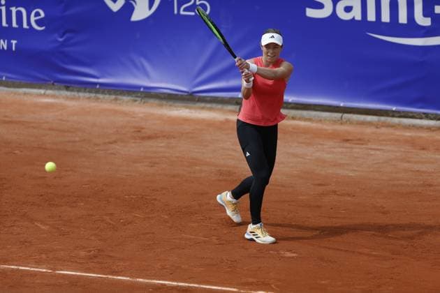 2024 - Open de Tennis de Saint Malo Katie Volynets (USA) TENNIS : 2024 - Open de Tennis de Saint Malo - 29 04 2024 JulienKammerer Panoramic 