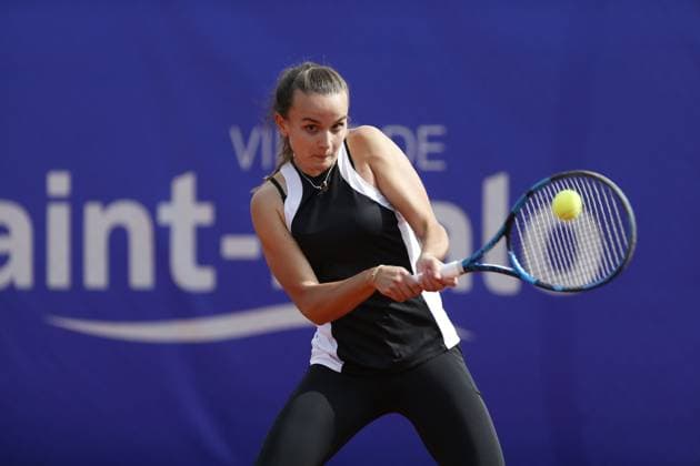 2024 - Open de Tennis de Saint Malo Clara Burel (France) TENNIS : 2024 - Open de Tennis de Saint Malo - 29 04 2024 JulienKammerer Panoramic 