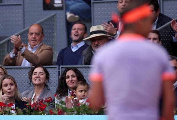 Rafael Nadal s son, wife, sister and mother in law Mutua Madrid Open, Day 8, Tennis, La Caja Magica, Madrid, Spain - 29 Apr 2024  Copyright: xEllaxLing Shutterstockx 14447604ct