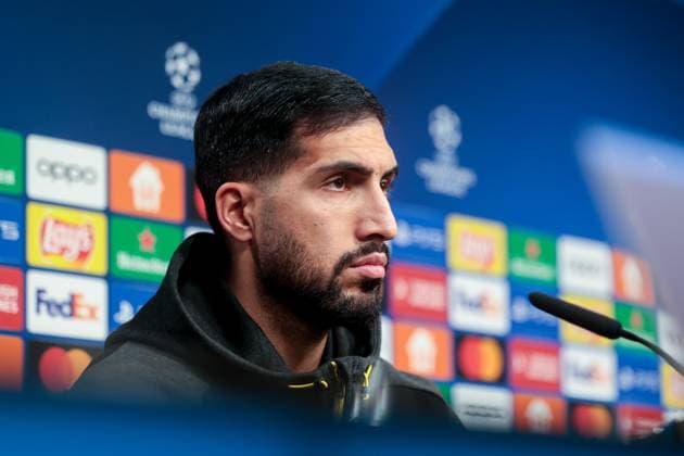 30 04 2024, Football, Season 2023 2024, UEFA Champions League, UCL, Press conference, Borussia Dortmund Atletico Madrid, Press conference with Emre Can Borussia Dortmund , Dortmund Signal Iduna Park NRW Germany xRHR PHOTO DEx Copyright: DennisxEwert RHR-FOTOx RHR-FOTO DE