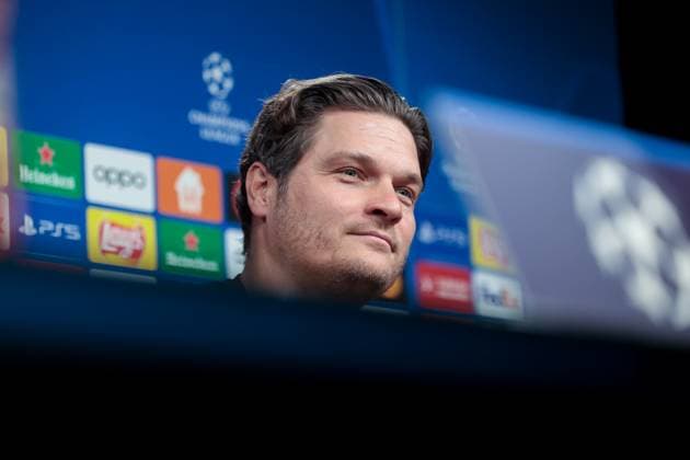 30 04 2024, Football, Season 2023 2024, UEFA Champions League, UCL, Press conference, Borussia Dortmund Atletico Madrid, Press conference with coach Edin Terzic Borussia Dortmund , Dortmund Signal Iduna Park NRW Germany xRHR PHOTO DEx Copyright: DennisxEwert RHR-FOTOx RHR-FOTO DE