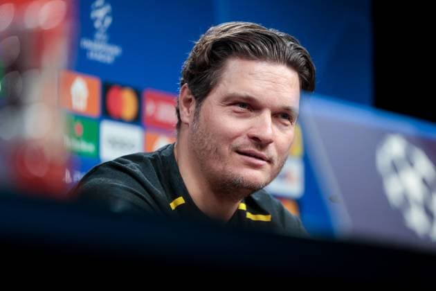 30 04 2024, Football, Season 2023 2024, UEFA Champions League, UCL, Press conference, Borussia Dortmund Atletico Madrid, Press conference with coach Edin Terzic Borussia Dortmund , Dortmund Signal Iduna Park NRW Germany xRHR PHOTO DEx Copyright: DennisxEwert RHR-FOTOx RHR-FOTO DE