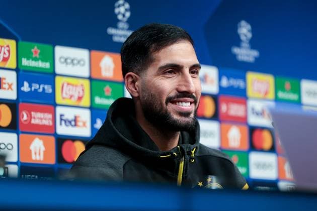 30 04 2024, Football, Season 2023 2024, UEFA Champions League, UCL, Press conference, Borussia Dortmund Atletico Madrid, Press conference with Emre Can Borussia Dortmund , Dortmund Signal Iduna Park NRW Germany xRHR PHOTO DEx Copyright: DennisxEwert RHR-FOTOx RHR-FOTO DE