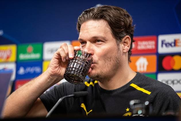 Borussia Dortmund 30 04 2024 Edin Terzic Borussia Dortmund, Head Coach press conference before the UEFA Champions League match Borussia Dortmund FC Paris Saint Germain, Signal Iduna Park, Dortmund 30 04 2024 Copyright: xBEAUTIFULxSPORTS Buriakovx