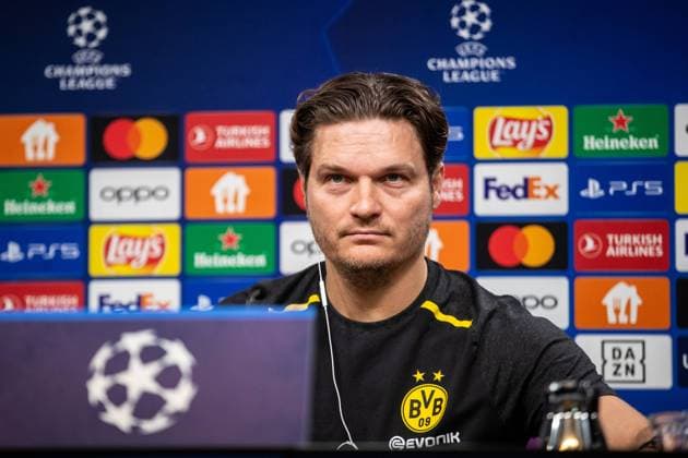 Borussia Dortmund 30 04 2024 Edin Terzic Borussia Dortmund, Head Coach press conference before the UEFA Champions League match Borussia Dortmund FC Paris Saint Germain, Signal Iduna Park, Dortmund 30 04 2024 Copyright: xBEAUTIFULxSPORTS Buriakovx