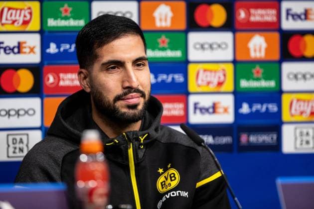 Borussia Dortmund 30 04 2024 Emre Can Borussia Dortmund, 23 press conference before the UEFA Champions League match Borussia Dortmund FC Paris Saint Germain, Signal Iduna Park, Dortmund 30 04 2024 Copyright: xBEAUTIFULxSPORTS Buriakovx