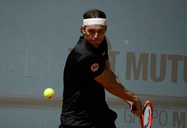 Mutua Madrid Open 2024 Taylor Fritz of the USA is in action during the 2024 ATP, Tennis Herren Tour Madrid Open tennis tournament at Caja Magica in Madrid, Spain, on April 30, 2024. Madrid Spain  Copyright: xJuanxCarlosxLucasx originalFilename:lucas-notitle240430_npIm4.jpg