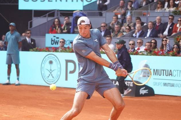Carlos Alcaraz (SPA) vs JL Struff (GER) during Masters Series Madrid 2024 in Madrid on Tuesday, 30 April 2024 Cordon Press 