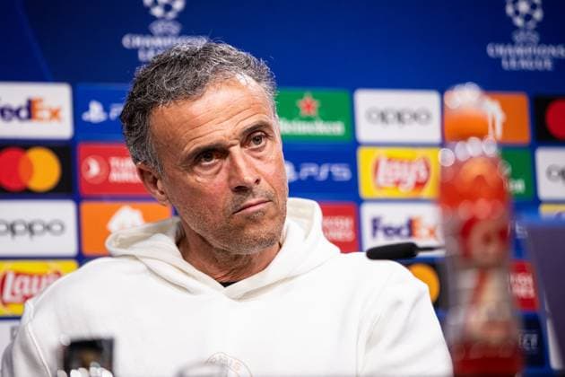 Press conference, FC Paris Saint Germain 30 04 2024 Luis Enrique FC Paris Saint Germain, Head Coach Press conference UEFA Champions League match Borussia Dortmund FC Paris Saint Germain, Signal Iduna Park, Dortmund 30 04 2024 Copyright: xBEAUTIFULxSPORTS Buriakovx