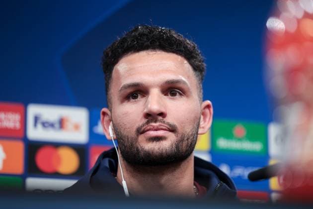 30 04 2024, Football, Season 2023 2024, UEFA Champions League, UCL, Press conference, Borussia Dortmund Paris Saint Germain, Press conference with Gonzalo Ramos Paris Saint Germain , Dortmund Signal Iduna Park NRW Germany xRHR PHOTO DEx Copyright: DennisxEwert RHR-FOTOx RHR-FOTO DE