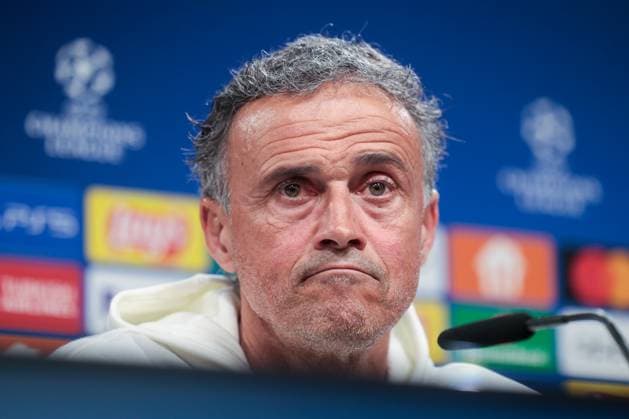 30 04 2024, Football, Season 2023 2024, UEFA Champions League, UCL, Press conference, Borussia Dortmund Paris Saint Germain, Press conference with head coach Luis Enrique Paris Saint Germain , Dortmund Signal Iduna Park NRW Germany xRHR PHOTO DEx Copyright: DennisxEwert RHR-FOTOx RHR-FOTO DE