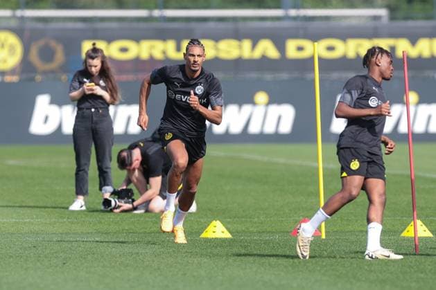 Football, CL, Borussia Dortmund, Training