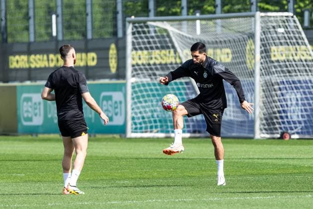 Training, Borussia Dortmund 30 04 2024 Emre Can Borussia Dortmund, 23 Training UEFA Champions League match Borussia Dortmund FC Paris Saint Germain, Signal Iduna Park, Dortmund 30 04 2024 Copyright: xBEAUTIFULxSPORTS Buriakovx
