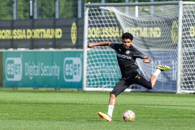 Training, Borussia Dortmund 30 04 2024 Ian Maatsen Borussia Dortmund, 22 Training UEFA Champions League match Borussia Dortmund FC Paris Saint Germain, Signal Iduna Park, Dortmund 30 04 2024 Copyright: xBEAUTIFULxSPORTS Buriakovx