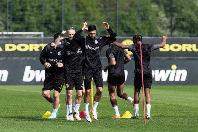 Training, Borussia Dortmund 30 04 2024 Emre Can Borussia Dortmund, 23 Training UEFA Champions League match Borussia Dortmund FC Paris Saint Germain, Signal Iduna Park, Dortmund 30 04 2024 Copyright: xBEAUTIFULxSPORTS Buriakovx