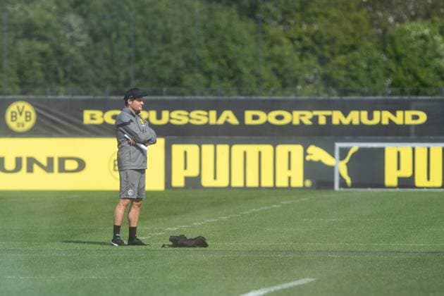 Training, Borussia Dortmund 30 04 2024 Edin Terzic Borussia Dortmund, Head Coach Training UEFA Champions League match Borussia Dortmund FC Paris Saint Germain, Signal Iduna Park, Dortmund 30 04 2024 Copyright: xBEAUTIFULxSPORTS Buriakovx