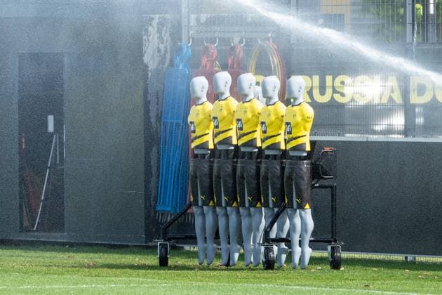 Training, Borussia Dortmund 30 04 2024 Football pitch until training UEFA Champions League match Borussia Dortmund FC Paris Saint Germain, Signal Iduna Park, Dortmund 30 04 2024 Copyright: xBEAUTIFULxSPORTS Buriakovx