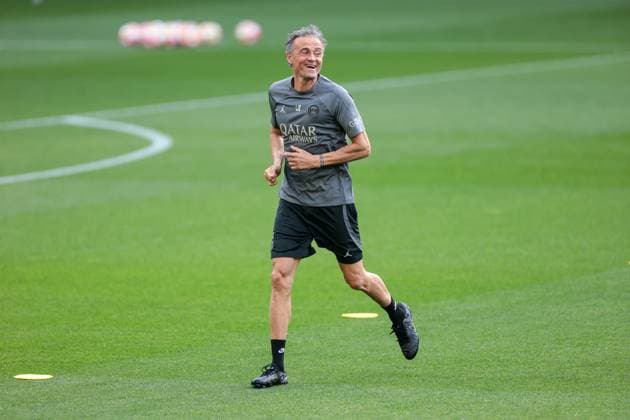 30 04 2024, Football, Season 2023 2024, UEFA Champions League, UCL, Borussia Dortmund Paris Saint Germain, Head Coach Luis Enrique Paris Saint Germain , Dortmund Signal Iduna Park NRW Germany xRHR PHOTO DEx Copyright: DennisxEwert RHR-FOTOx RHR-FOTO DE