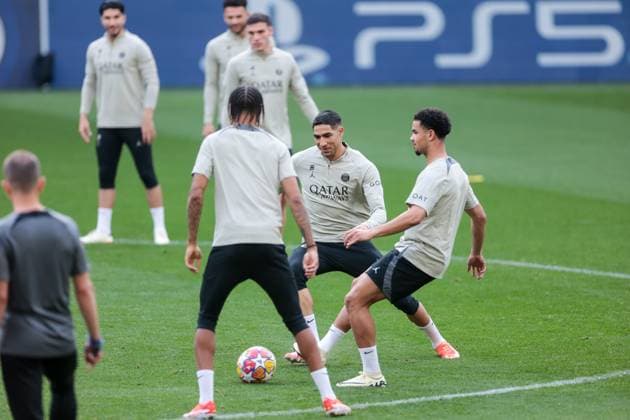 30 04 2024, Football, Season 2023 2024, UEFA Champions League, UCL, Borussia Dortmund Paris Saint Germain, Achraf Hakimi Paris Saint Germain , Dortmund Signal Iduna Park NRW Germany xRHR PHOTO DEx Copyright: DennisxEwert RHR-FOTOx RHR-FOTO DE