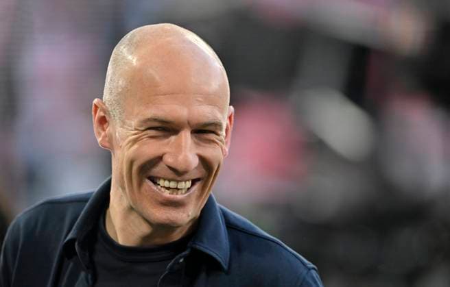 Arjen Robben Portrait, Portraet, FC Bayern Muenchen FCB vs Real Madrid Semifinal First leg 30 04 2024 DFL REGULATIONS PROHIBIT ANY USE OF PHOTOGRAPHS AS IMAGE SEQUENCES AND OR QUASI VIDEO FC Bayern Muenchen FCB vs FC Arsenal