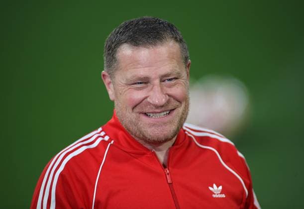 Munich, Germany 30 April 2024 Football, men, Champions League, 2023 2024 season, semi-final first leg, FC Bayern Munich Real Madrid, Allianz Arena Max Eberl, Chief Sports Officer FC Bayern Munich Head, Portrait at the interview