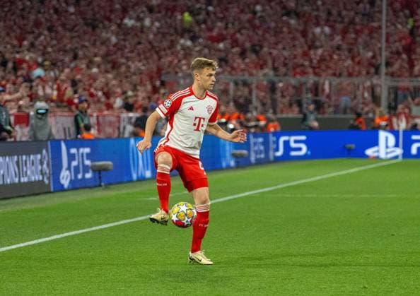 Football, Men, 2023 2024 season, Champions League semi-final, first leg, FC Bayern Munich Real Madrid, Joshua Kimmich FC Bayern Munich , 30 04 2024, Copyright: xMatthiasxKochx