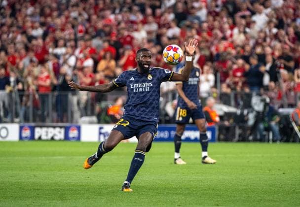 Football, Men, 2023 2024 season, Champions League semi-final, first leg , FC Bayern Munich Real Madrid, Antonio Rüdiger Real Madrid , 30 04 2024, Copyright: xMatthiasxKochx