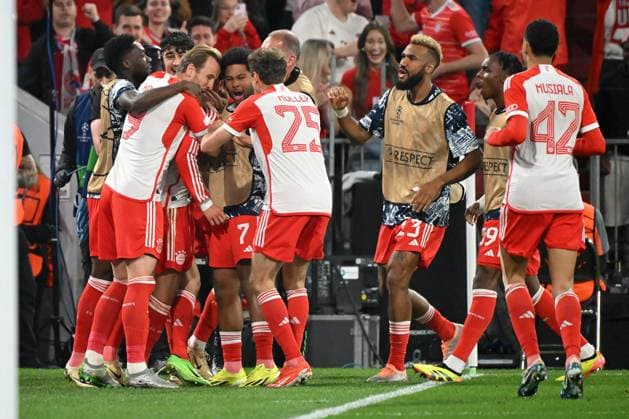 Muenchen, Allianz Arena, 30 04 24, GER, Men, UEFA Champions League, Round of 16, Season 2023 2024, FC Bayern Muenchen Real Madrid Bild Only for editorial use UEFA regulations prohibit any use of photographs as image sequences and or quasi video Bayern Germany