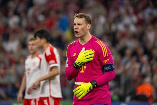 Football, Men, 2023 2024 season, Champions League semi-final, first leg , FC Bayern Munich Real Madrid, Goalkeeper Manuel Neuer FC Bayern Munich , 30 04 2024, Copyright: xMatthiasxKochx