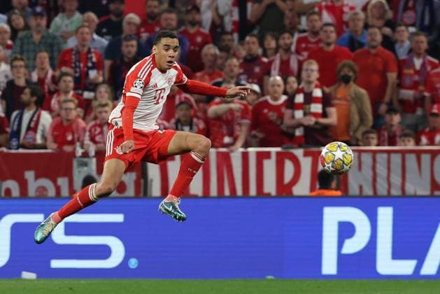 Jamal Musiala 42 FC Bayern Muenchen , FC Bayern Muenchen vs Real Madrid, Champions League, Football, Semi-final, First leg, 30 04 2024 Muenchen Bayern Germany Copyright: xkolbert-press ChristianxKolbertx
