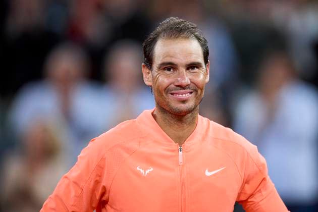 Mutua Madrid Open - Day Nine Rafael Nadal from Spain looks on after loss the game against Jiri Lehecka of Czechia during day nine of the Mutua Madrid Open 2024 at Caja Magica on April 30, 2024, in Madrid, Spain. Madrid Caja Magica Madrid Spain RL_MMO24_01512 Copyright: xRicardoxLarreinax