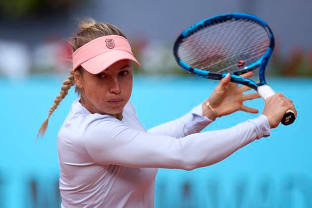 Mutua Madrid Open - Day Ten Yulia Putintseva of Kazakhstan returns a shot against Elena Rybakina of Kazakstan during day ten of the Mutua Madrid Open 2024 at Caja Magica on May 1, 2024, in Madrid, Spain. Madrid Caja Magica Madrid Spain RL_MMO24_01548 Copyright: xRicardoxLarreinax