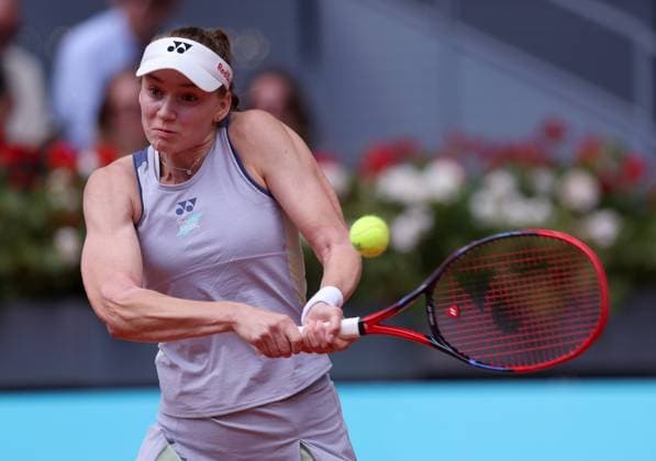 Elena Rybakina of Kazakhstan in action Mutua Madrid Open, Day 10, Tennis, La Caja Magica, Madrid, Spain - 01 May 2024  Copyright: xEllaxLing Shutterstockx 14454210ad