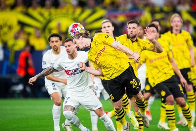 01 05 2024 Football, 2023 2024, UEFA Champions League, semi-final, Borussia Dortmund Paris Saint Germain M Marcel Sabitzer Dortmund