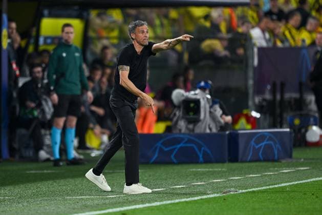 01 05 2024, Football, UCL, UEFA Champions League, , Season 2023 2024, Semifinal, Borussia Dortmund Paris St Germain, Coach Luis Enrique Paris St Germain xRHR PHOTO TKx Copyright: TeresaxKroeger RHR-FOTOx RHR-FOTO TK