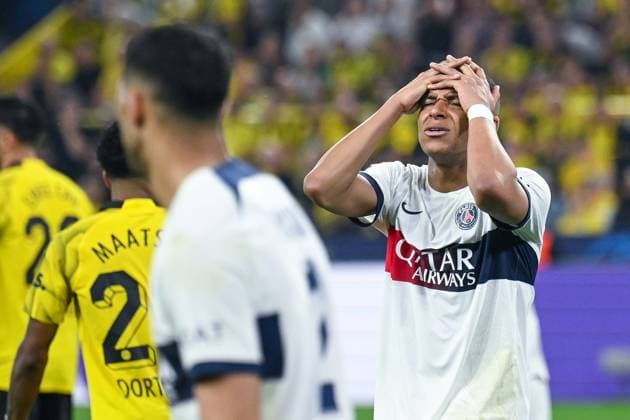 01 05 2024, Football, UCL, UEFA Champions League, , 2023 2024 season, Semifinal, Borussia Dortmund Paris St Germain, Kylian Mbappe Paris St Germain xRHR PHOTO TKx Copyright: TeresaxKroeger RHR-FOTOx RHR-FOTO TK