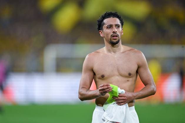 01 05 2024, Football, UCL, UEFA Champions League, , 2023 2024 season, Semifinal, Borussia Dortmund Paris St Germain, Marquinhos Paris St Germain xRHR PHOTO TKx Copyright: TeresaxKroeger RHR-FOTOx RHR-FOTO TK