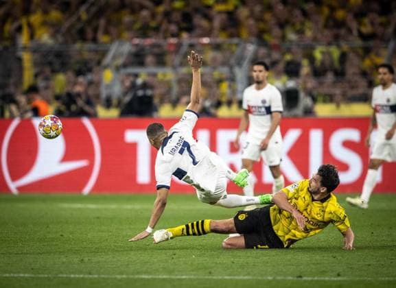 Borussia x PSG Mbappe (PSG) in action during the game against Borussia valid for the Champions League at Signal Iduna Park stadium, in Dortmund, today May 1, 2024. Copyright: xx NOGU9668
