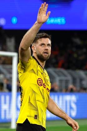 Dortmund, Germany, UEFA Champions League, semi-final Borussia Dortmund PSG Paris Saint Germain 1 0 01 05 2024 at Signal Iduna Park in Dortmund Niclas FÜLLKRUG BVB celebrates his goal to make it 1 0