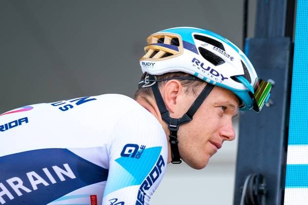 Nikias Arndt Bahrain Victory, GER at the rider presentation, GER, Eschborn Frankfurt, Cycling, UCI WorldTour, 01 05 2024 GER, Eschborn Frankfurt, Cycling, UCI WorldTour, 01 05 2024 Schmitten Copyright: xEibner-Pressefoto FlorianxWieganx EP_FWD