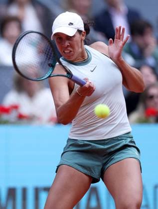Madison Keys of USA in action Mutua Madrid Open, Day 11, Tennis, La Caja Magica, Madrid, Spain - 02 May 2024  Copyright: xEllaxLing Shutterstockx 14454211c