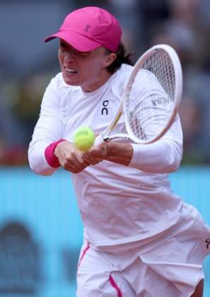 Iga Swiatek of Poland in action Mutua Madrid Open, Day 11, Tennis, La Caja Magica, Madrid, Spain - 02 May 2024  Copyright: xEllaxLing Shutterstockx 14454211d