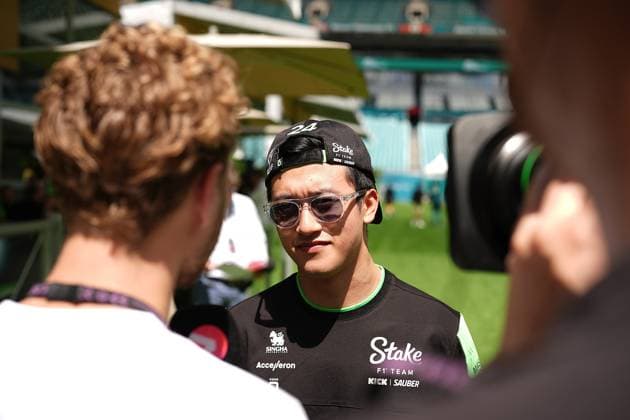 Formula 1 Crypto com Miami Grand Prix 02 05 2024, Miami International Autodrome, Miami, Formula 1 Crypto com Miami Grand Prix,pictured Zhou Guanyu CHN , Stake F1 Team Kick Sauber nordphotoxGmbHx xBratic nph00250