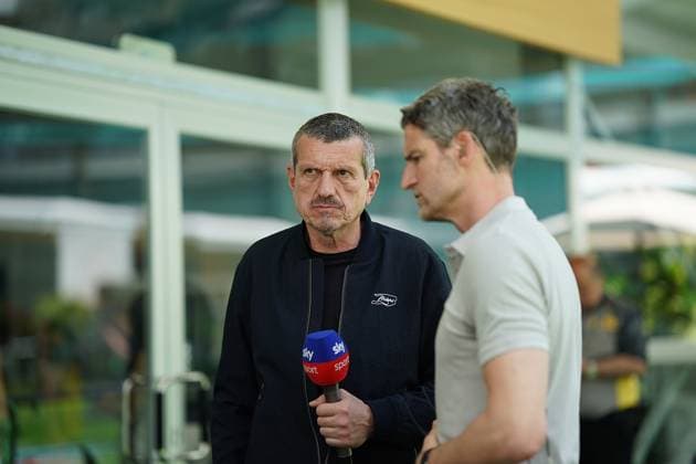 Formula 1 Crypto com Miami Grand Prix 02 05 2024, Miami International Autodrome, Miami, Formula 1 Crypto com Miami Grand Prix,in the picture Miami Grand Prix ambassoador Günther Steiner in Sky Deutschland interview nordphotoxGmbHx xBratic nph00250