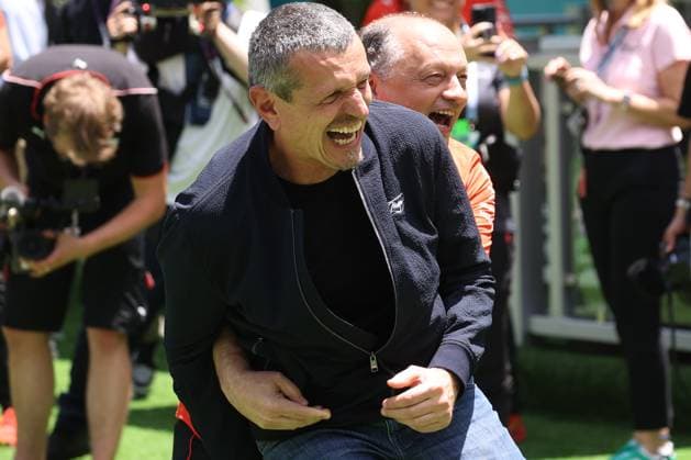 F1 Miami Grand Prix 2024 Previews Guenther Steiner and Frederiv Vasseur ahead of the Formula 1 Miami Grand Prix at Miami International Autodrome in Miami, United States on May 2, 2024. Miami United States  Copyright: xJakubxPorzyckix originalFilename:porzycki-f1miamig240502_nps1s.jpg